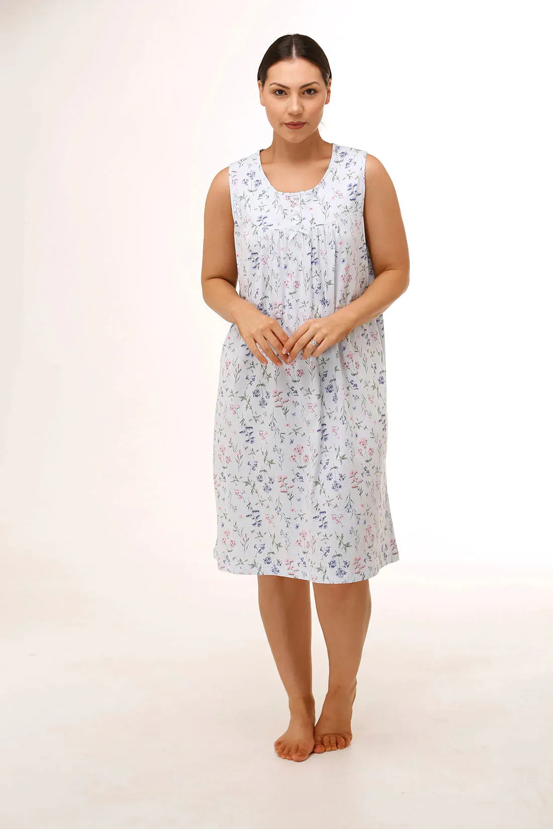 Sleeveless Meadow Nightie