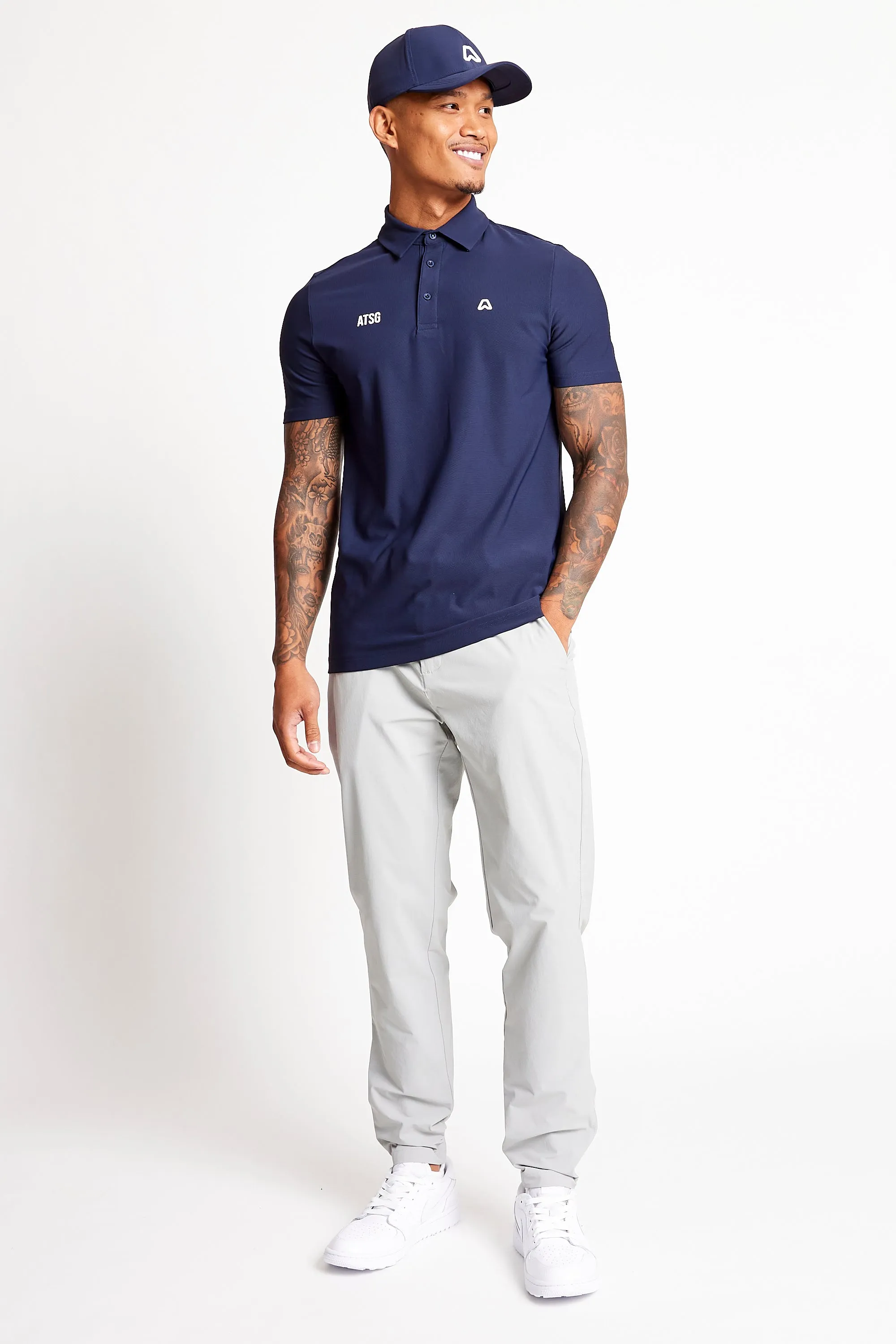 Slim Fit Polo  - Ace Navy