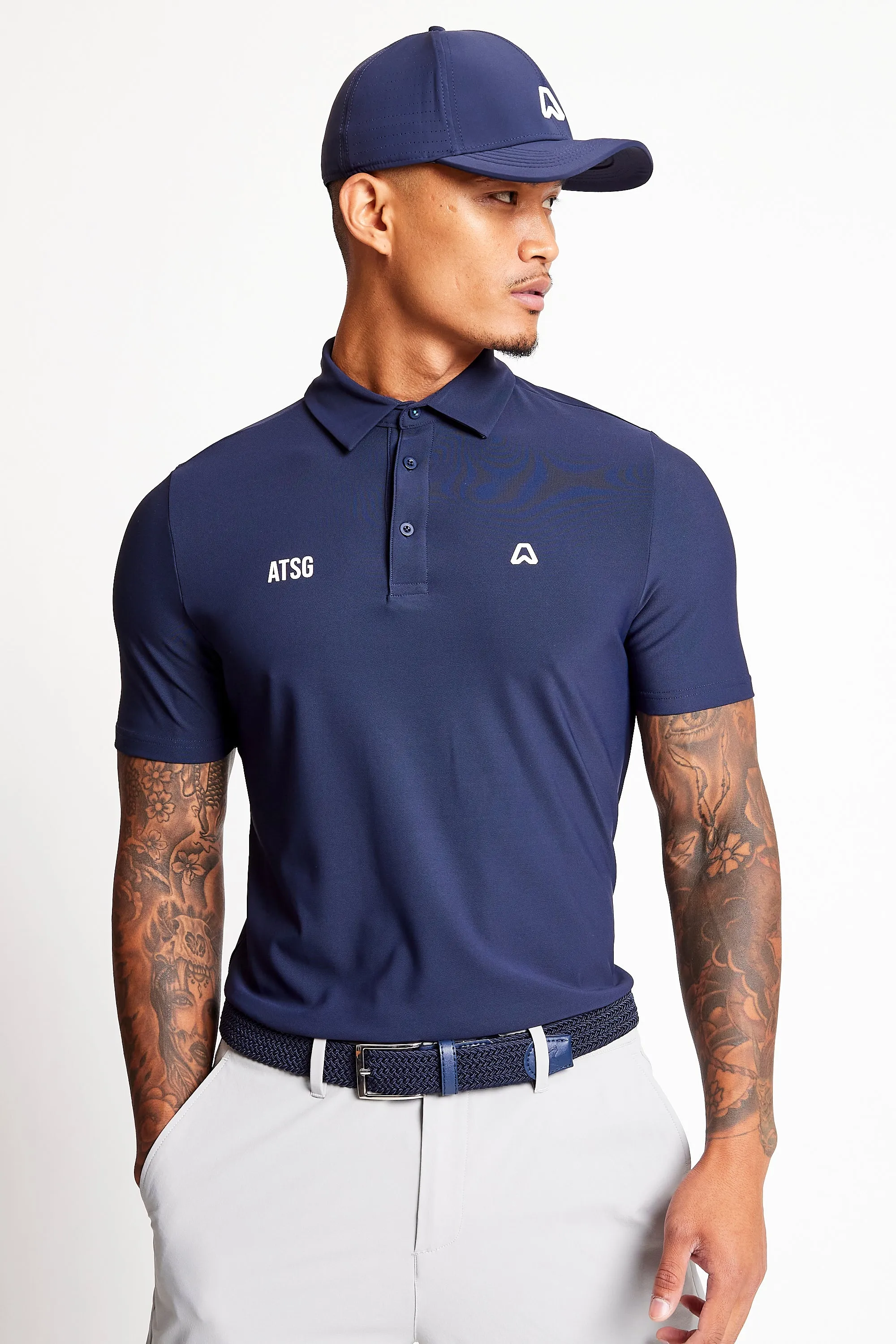 Slim Fit Polo  - Ace Navy