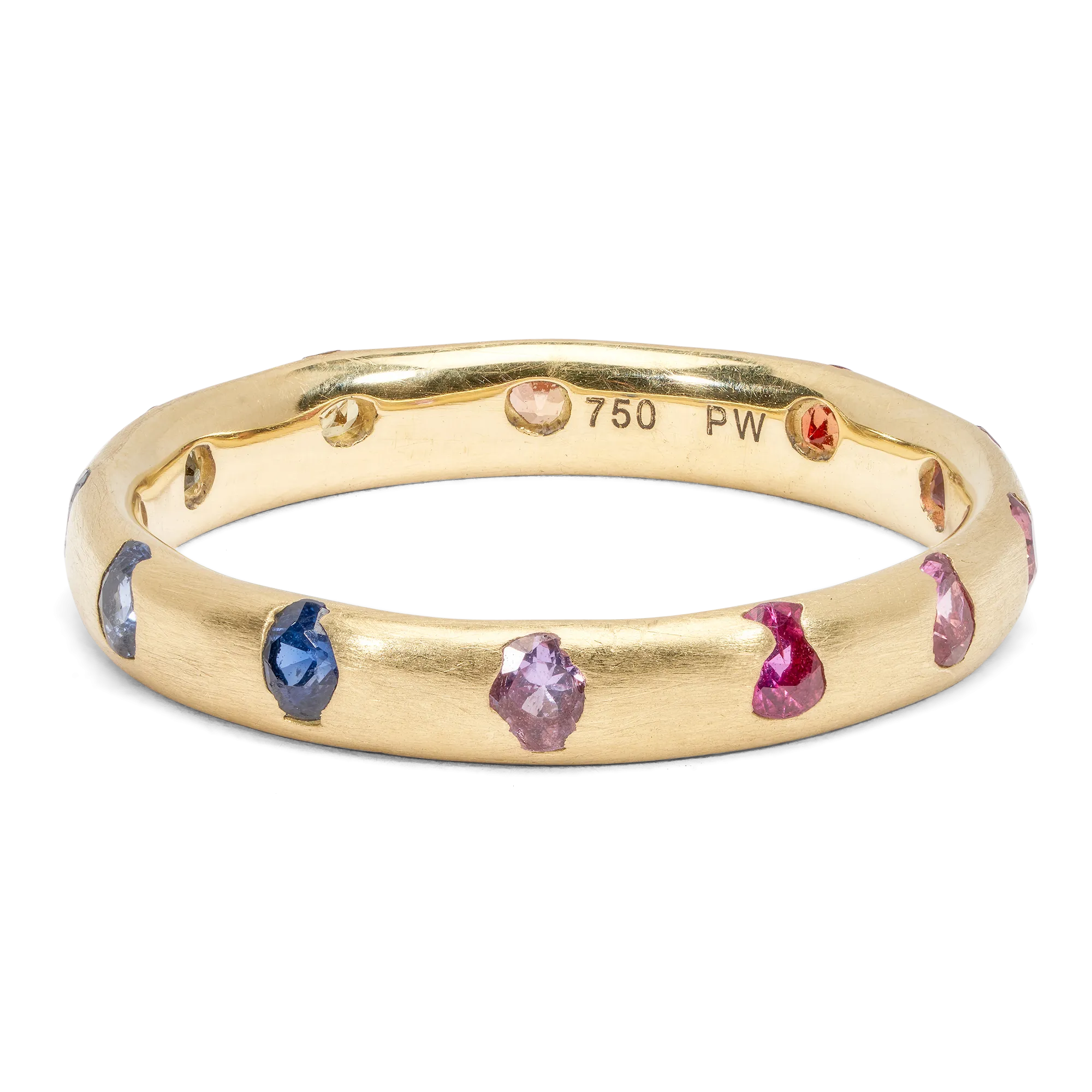 Slim Rainbow Celeste Ring - Made to Order