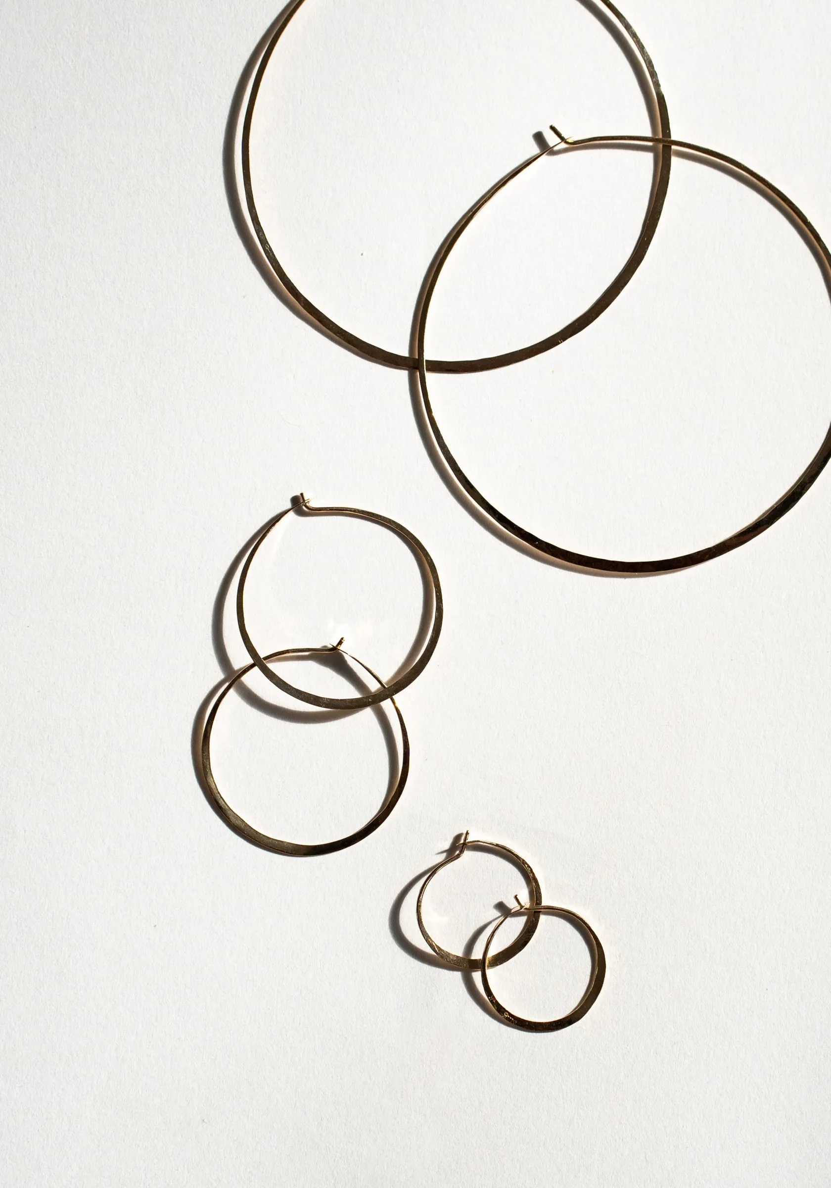 Small Hammered Hoops