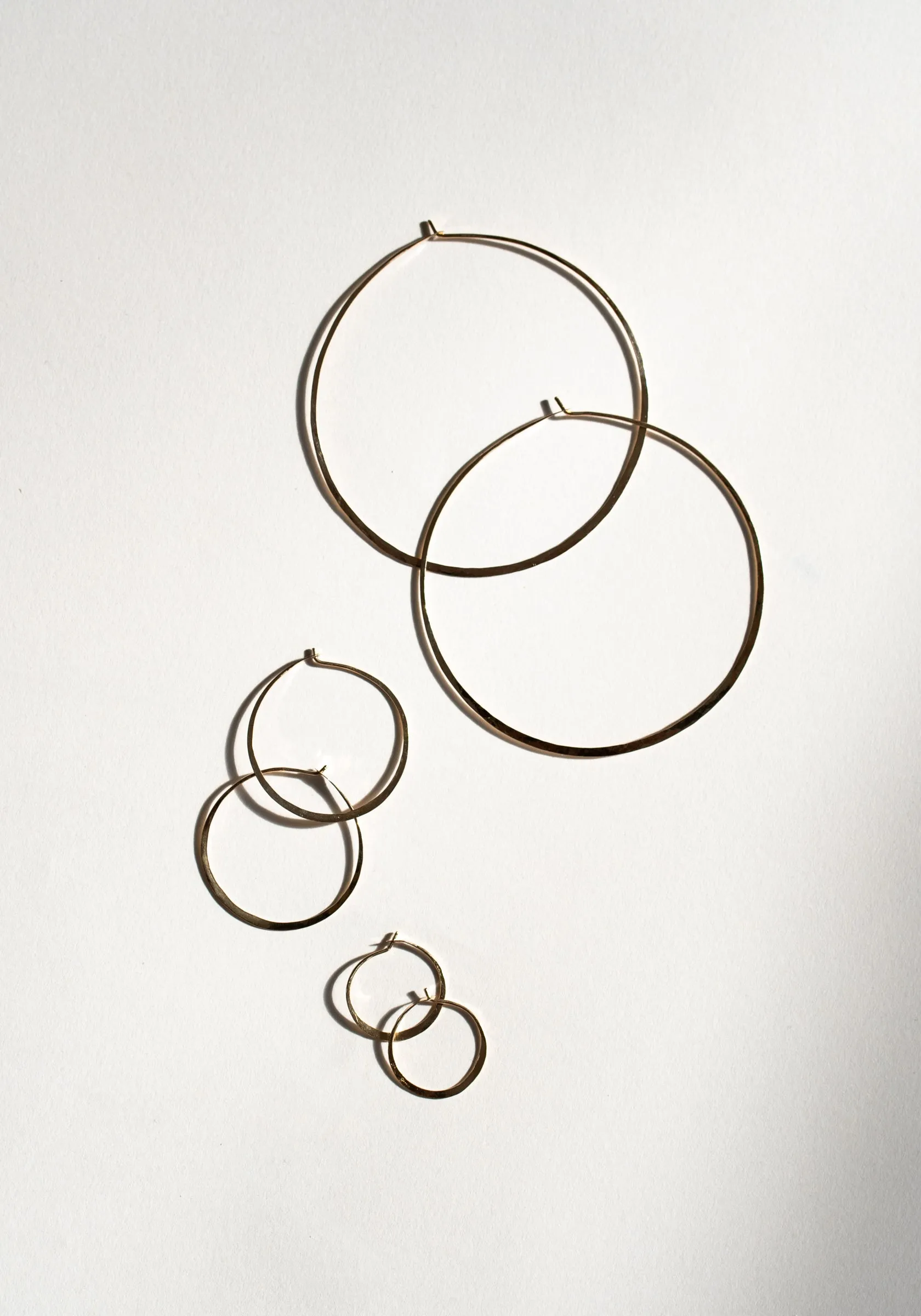 Small Hammered Hoops