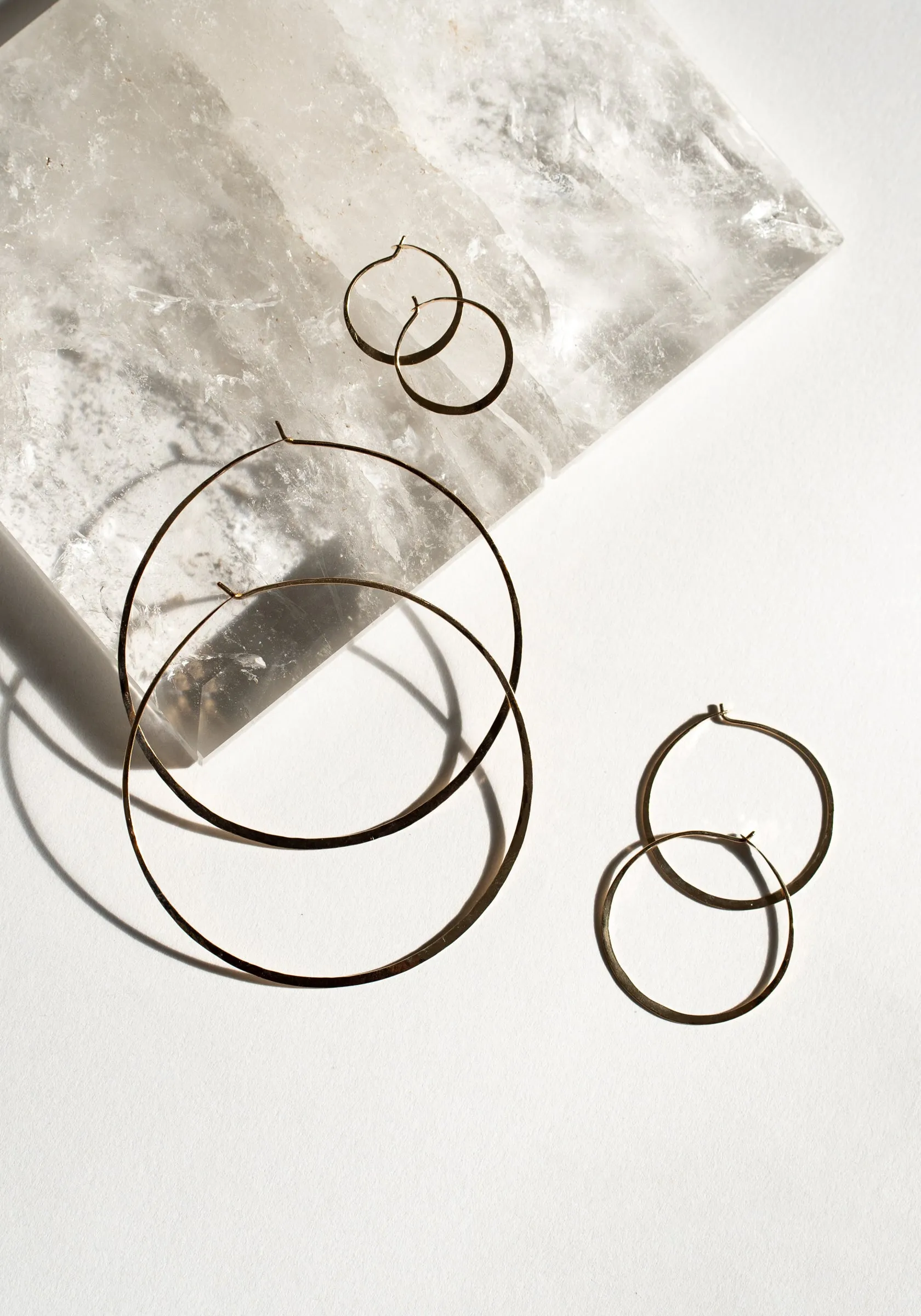 Small Hammered Hoops