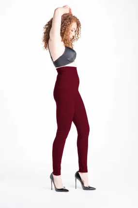 Snapback™ Postpartum Leggings - Crimson