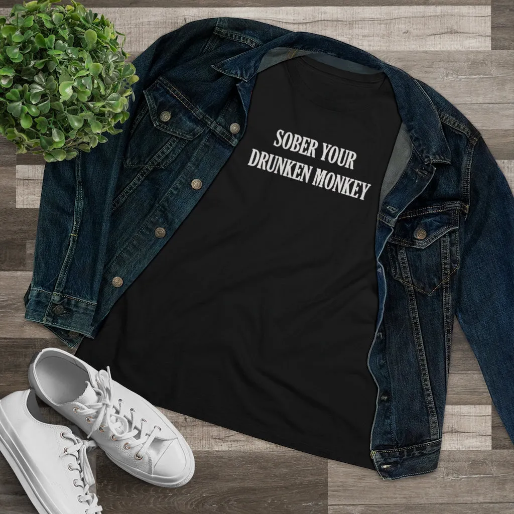 Sober Your Drunken Monkey, Women's Premium Tee