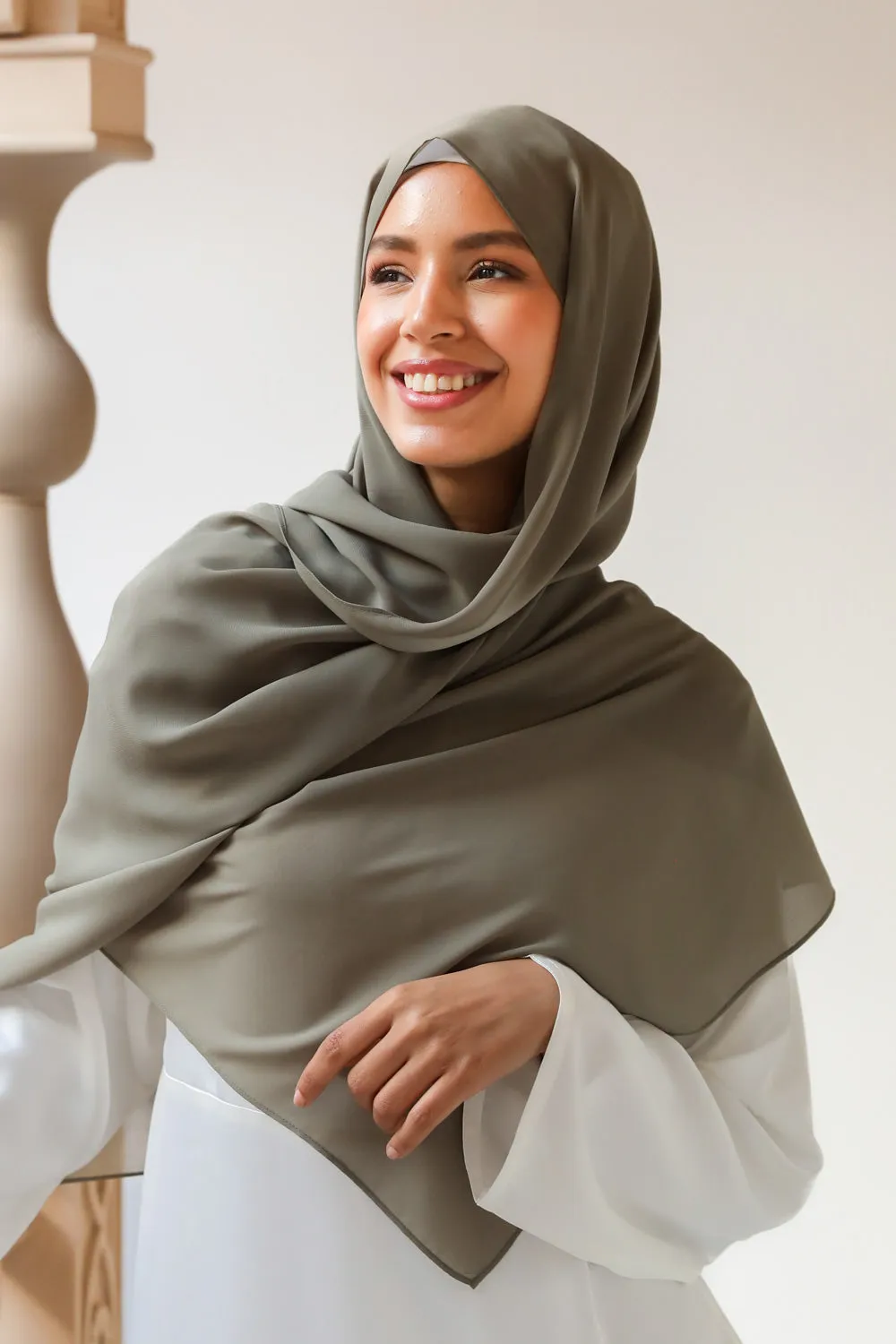 Soft khaki Hijab- colour 179