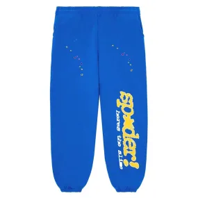 Sp5der Worldwide TC Sweatpants Marina Blue