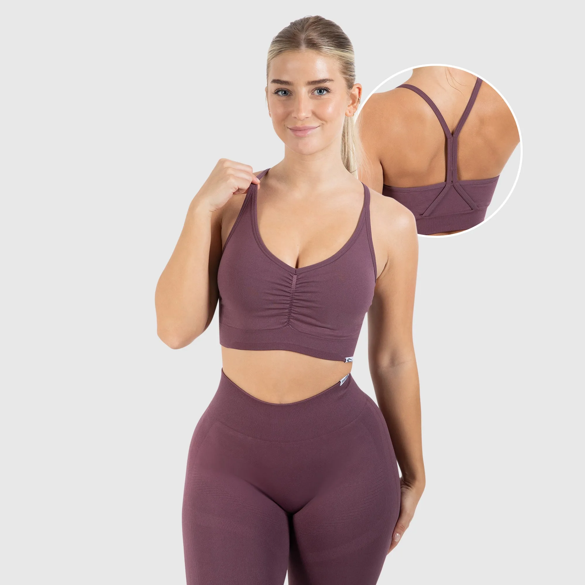 Sport BH Solid Scrunch