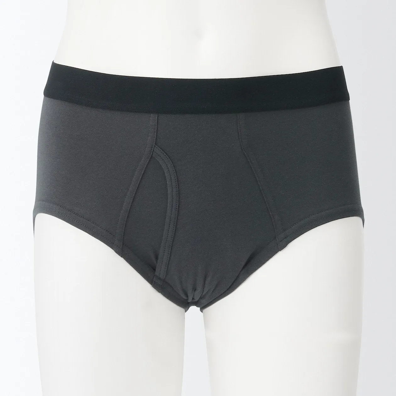 Stretch Jersey Front Open Briefs