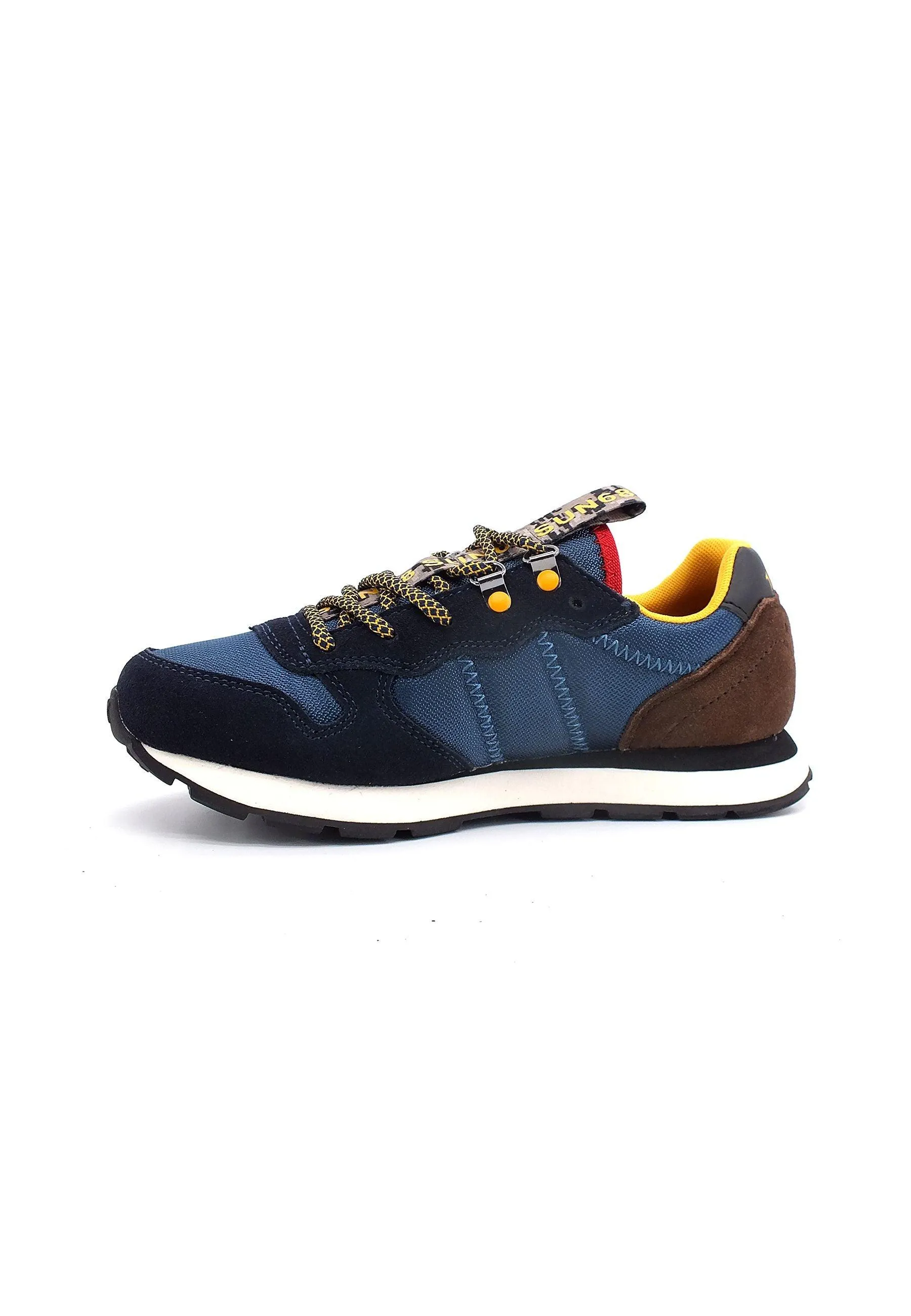 SUN68 Boy's Tom Goes Camping Sneaker Bimbo Navy Blue Z42310T