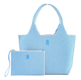 Sutton City Tote - Blue Diamond - Large