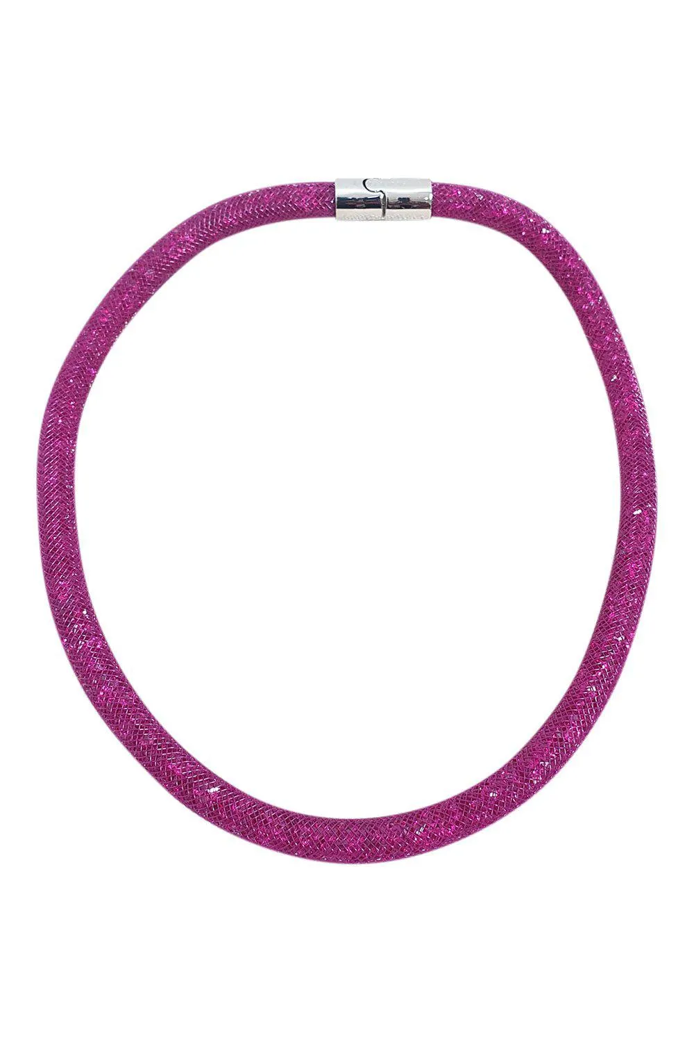 SWAROVSKI Stardust Choker or Wrap Around Bracelet Cerise Pink (M)