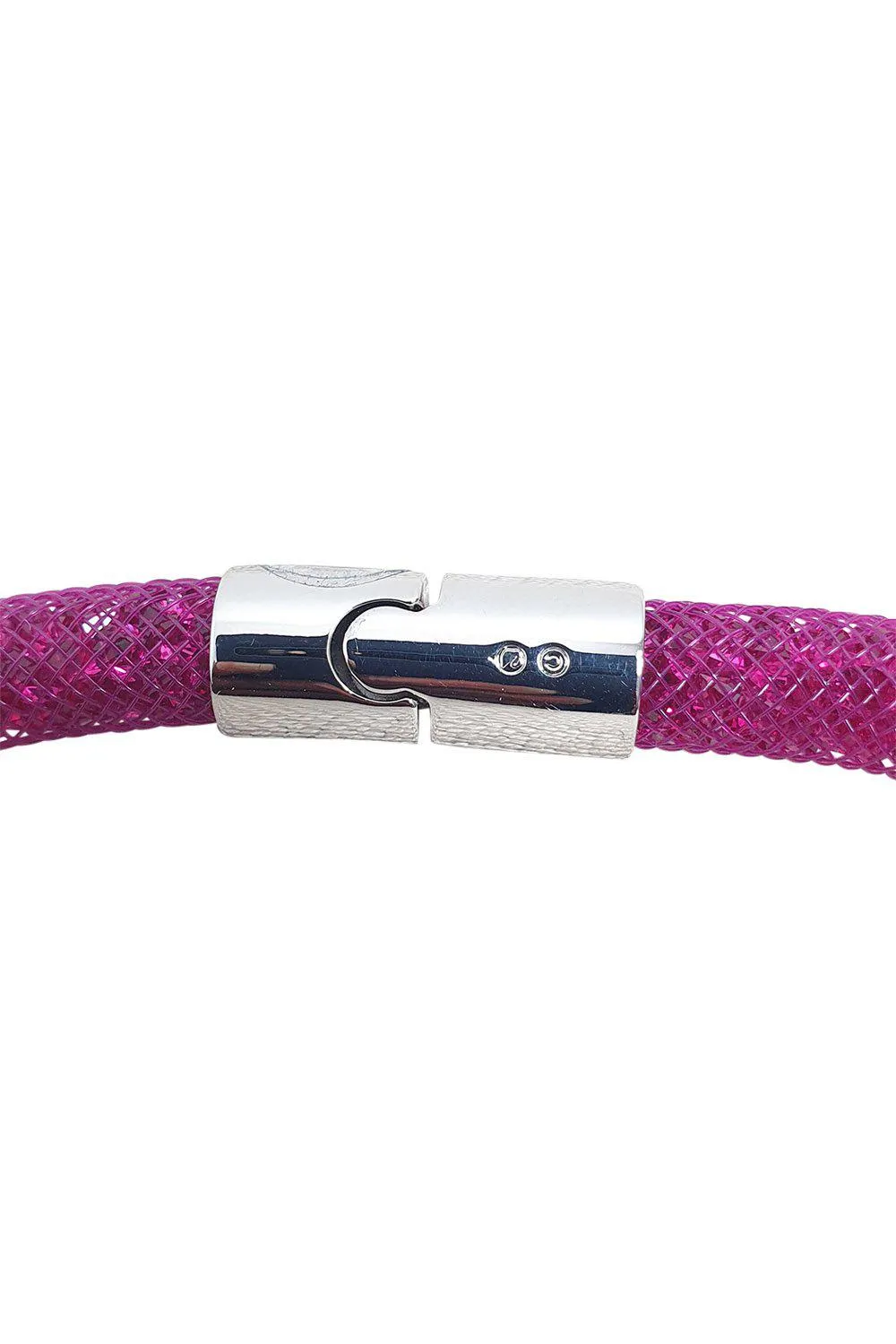 SWAROVSKI Stardust Choker or Wrap Around Bracelet Cerise Pink (M)