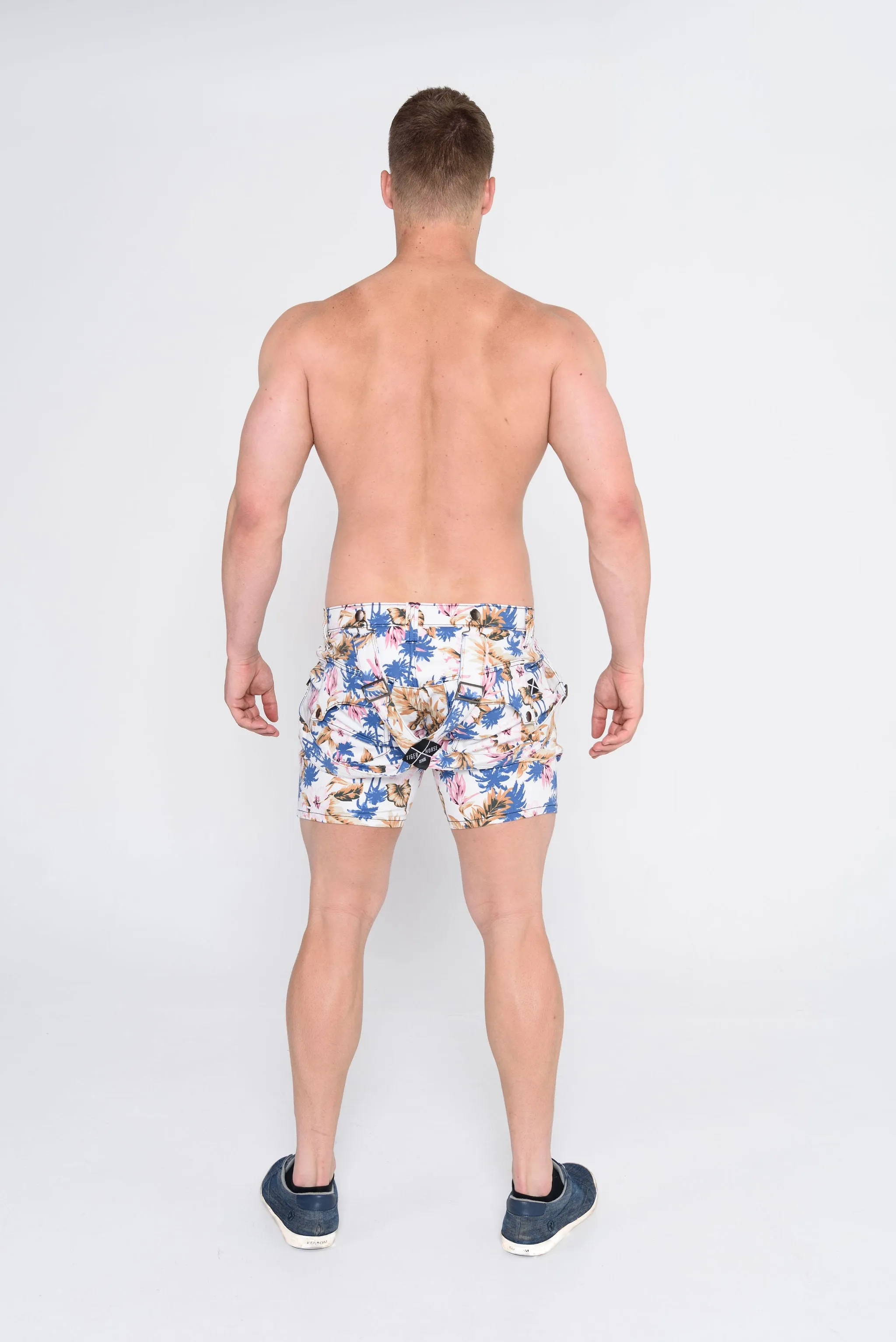 Taj White Hawaiian Short