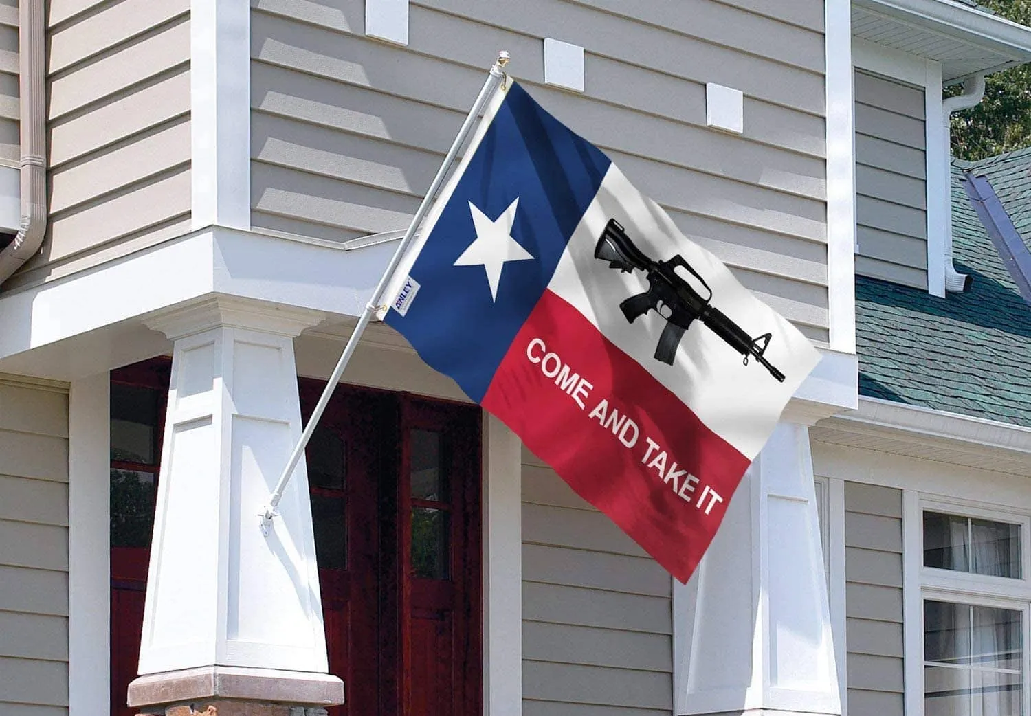 Texas Come and Take It Flags Polyester with Brass Grommets 3 X 5 Ft