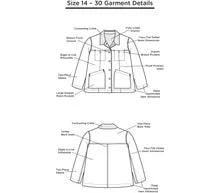 Thayer Jacket Sewing Pattern by Grainline Studios Patterns | Sizes 14-30