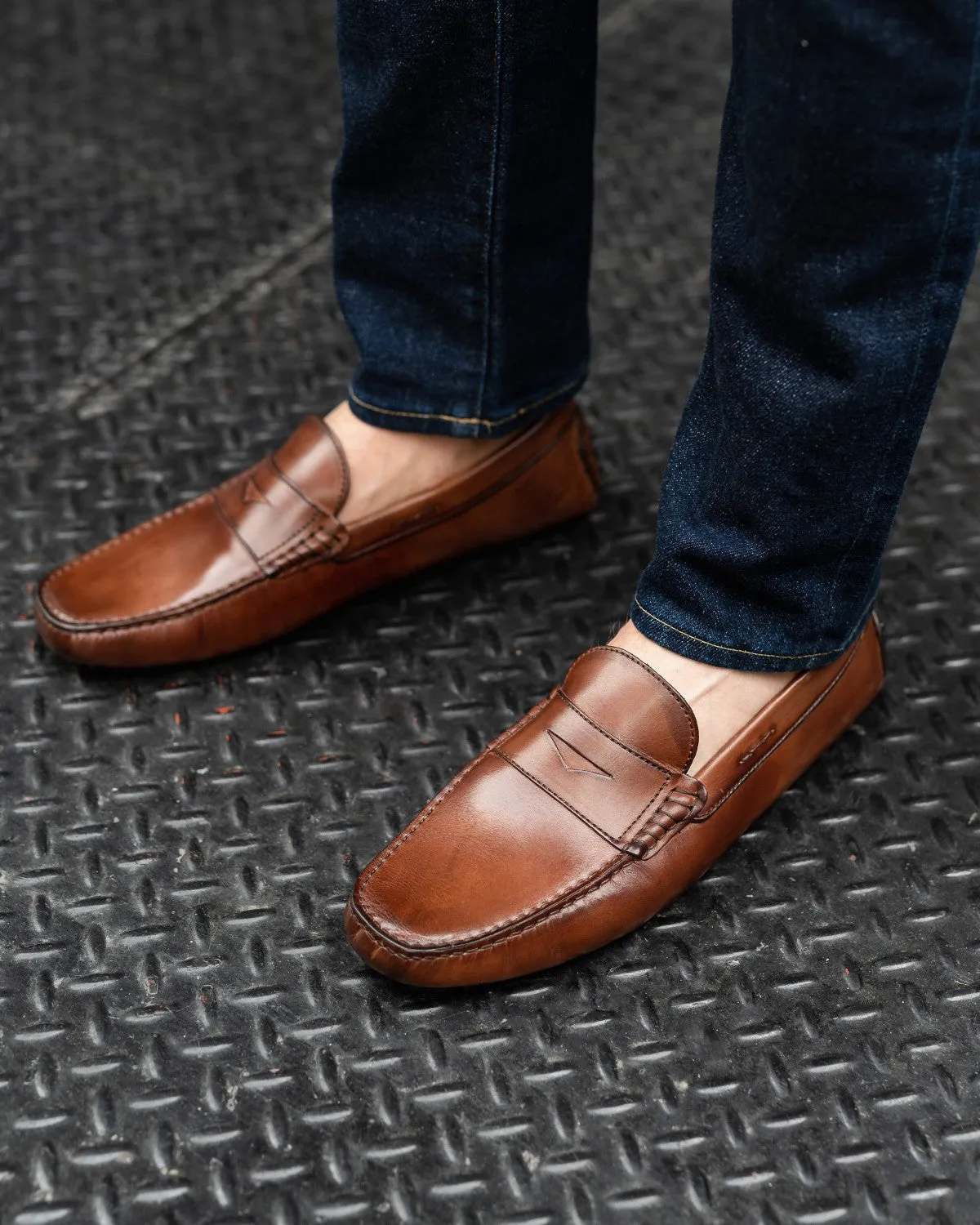 The McQueen Driving Loafer - Marrone