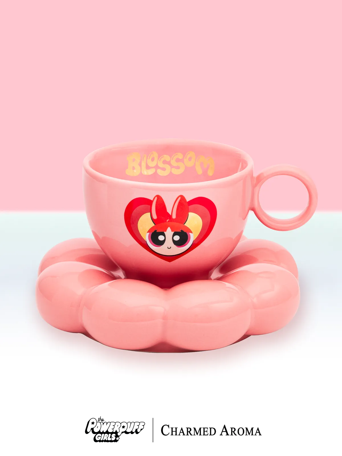 The Powerpuff Girls Blossom Mug   Saucer Tray