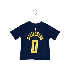 Toddler Indiana Pacers #0 Tyrese Haliburton Icon Name and Number T-shirt by Nike