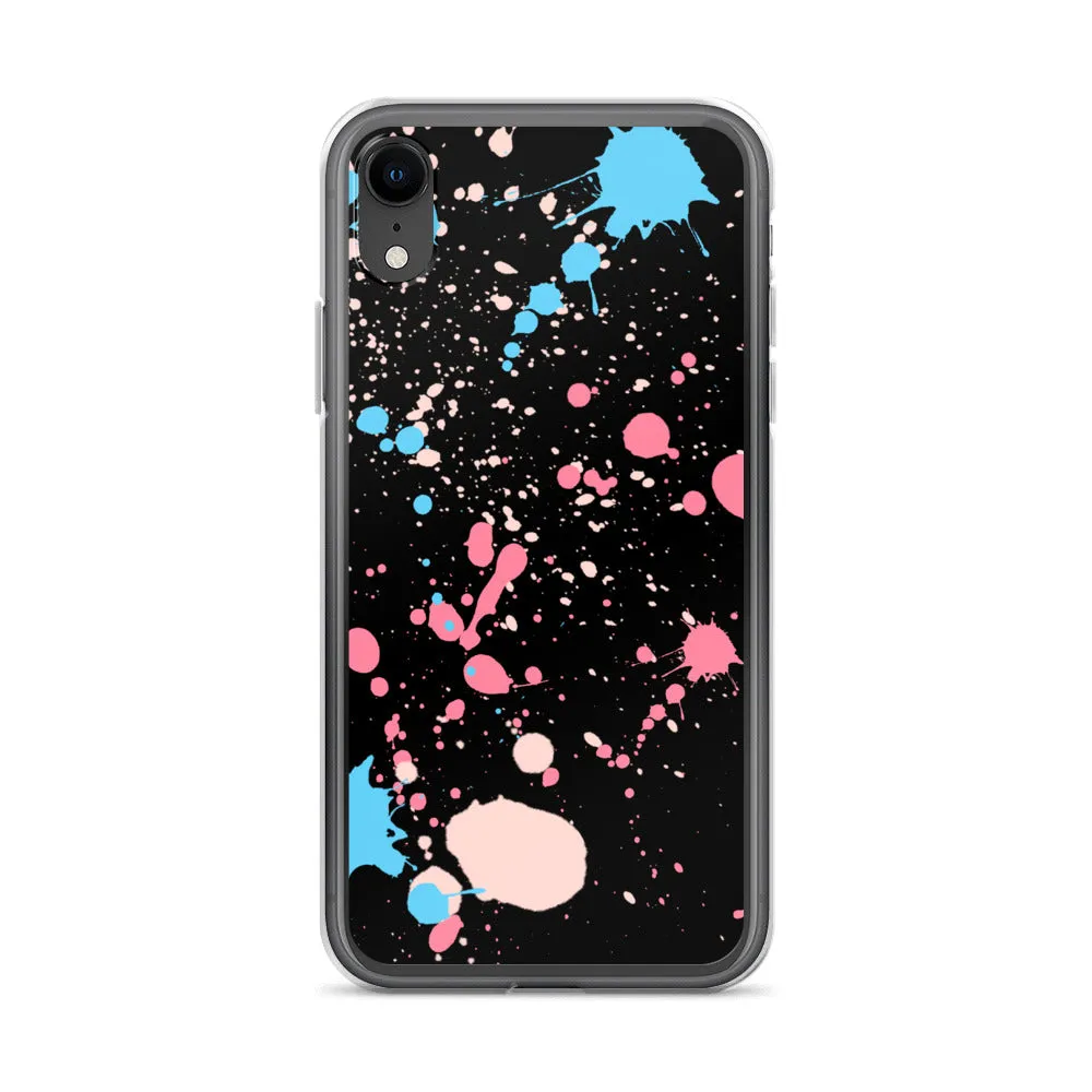 Trans Paint Splash iPhone Case