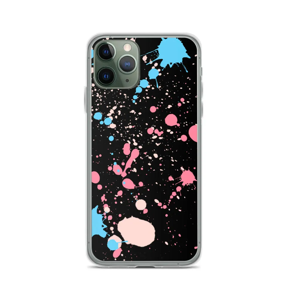 Trans Paint Splash iPhone Case