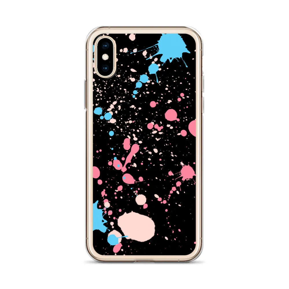 Trans Paint Splash iPhone Case