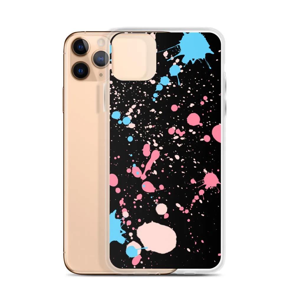 Trans Paint Splash iPhone Case