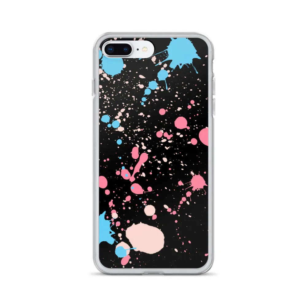 Trans Paint Splash iPhone Case