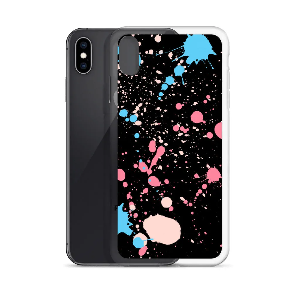 Trans Paint Splash iPhone Case