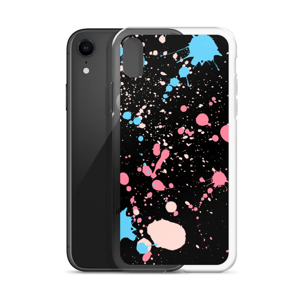 Trans Paint Splash iPhone Case