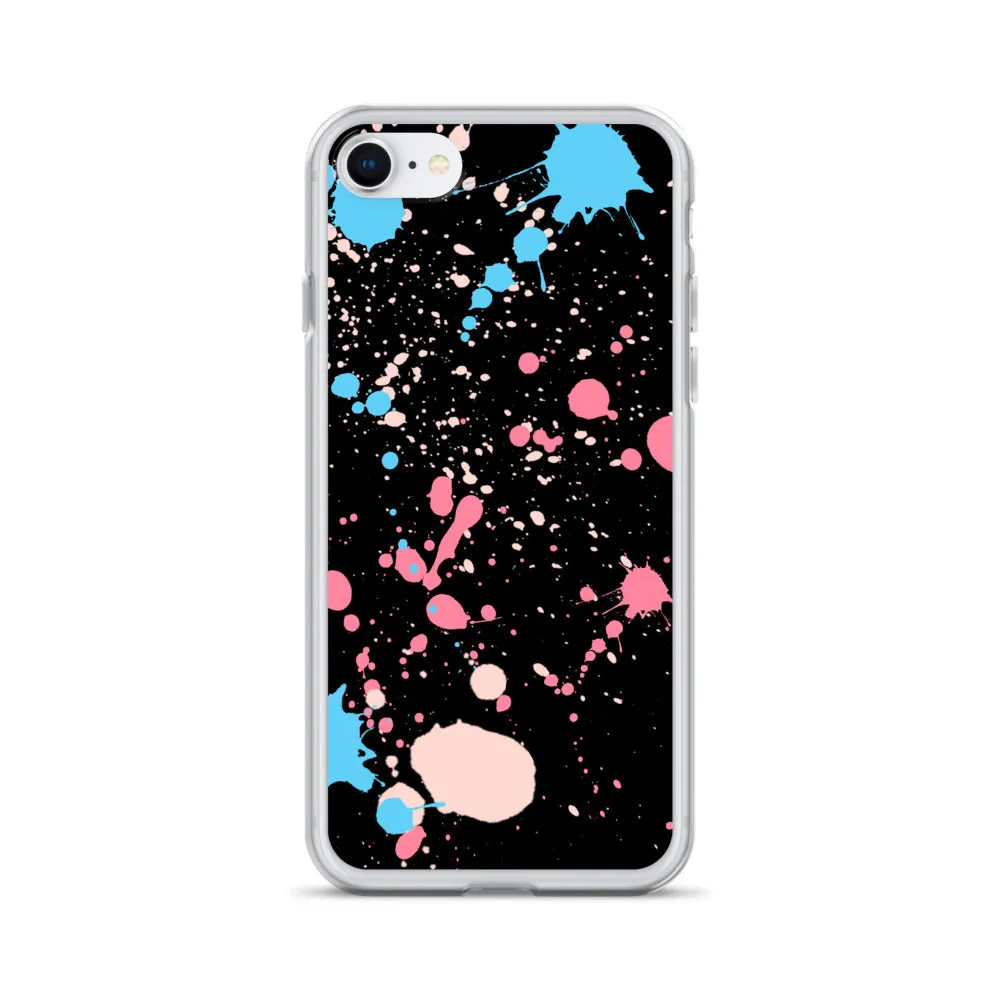 Trans Paint Splash iPhone Case