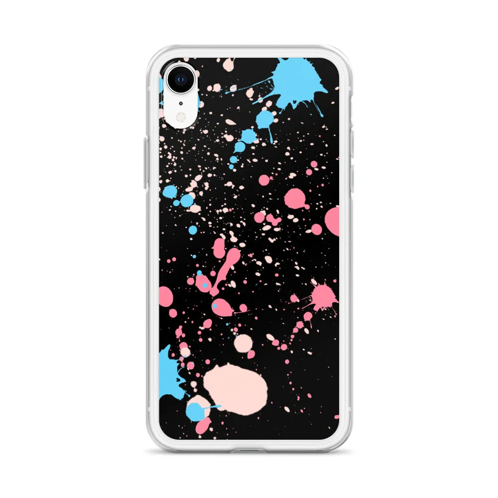 Trans Paint Splash iPhone Case