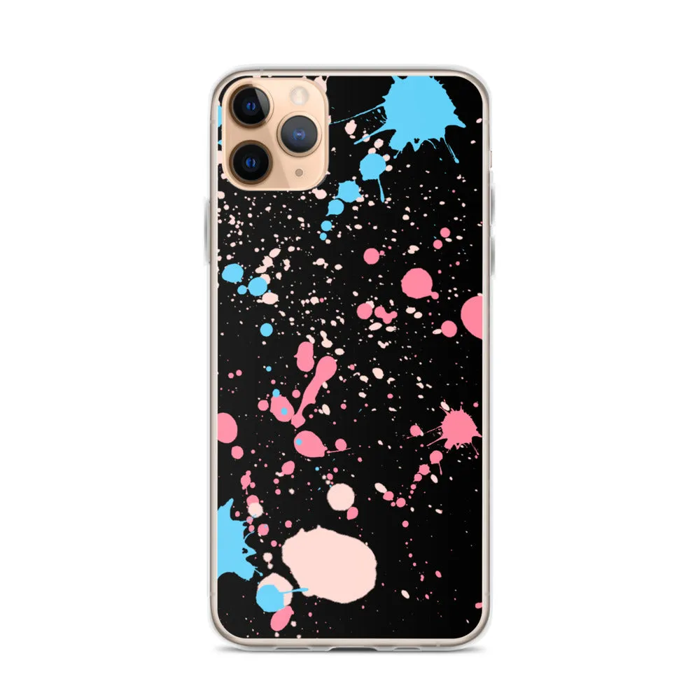 Trans Paint Splash iPhone Case