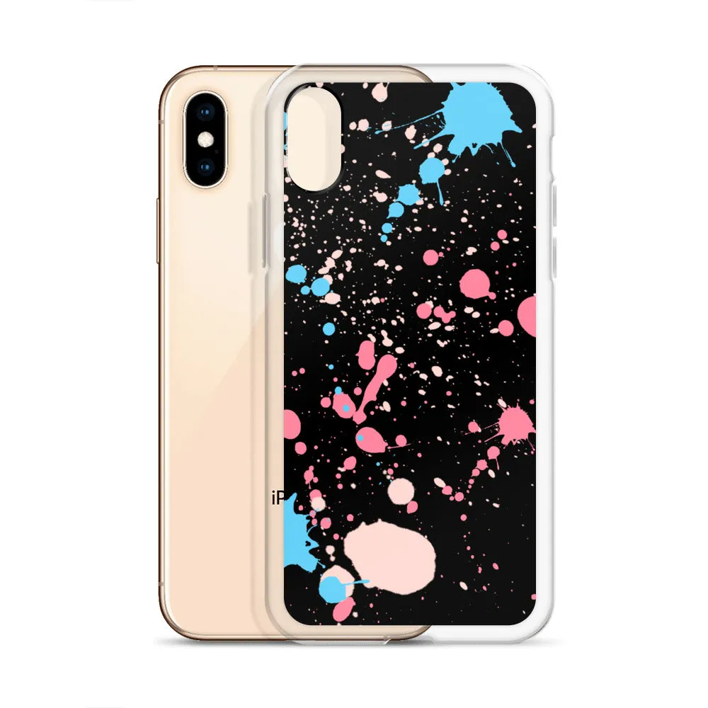 Trans Paint Splash iPhone Case