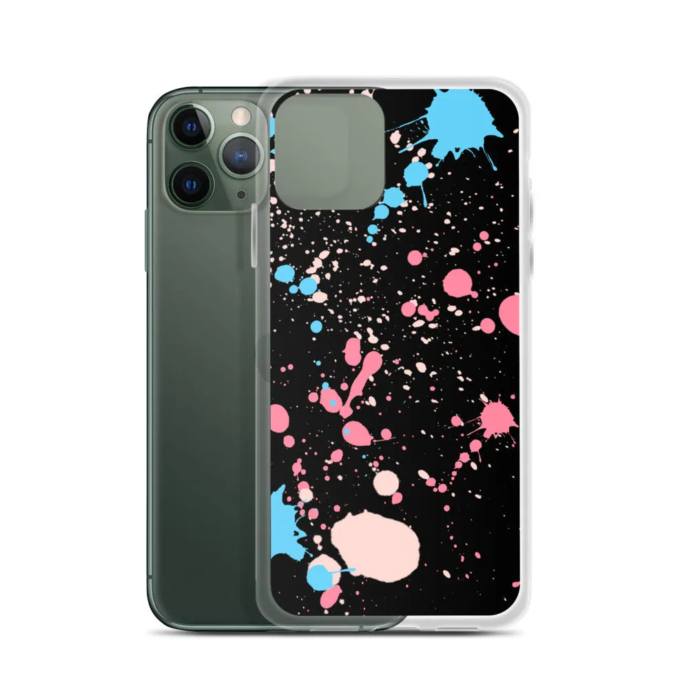 Trans Paint Splash iPhone Case