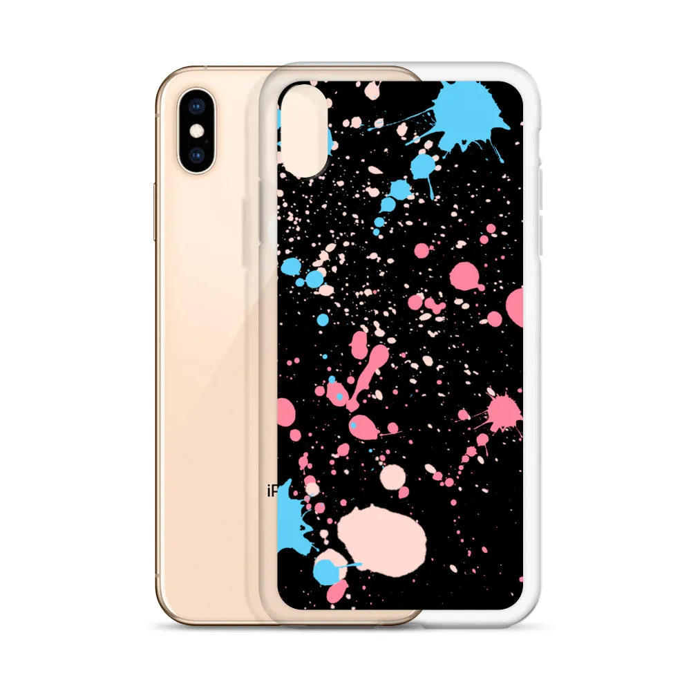 Trans Paint Splash iPhone Case