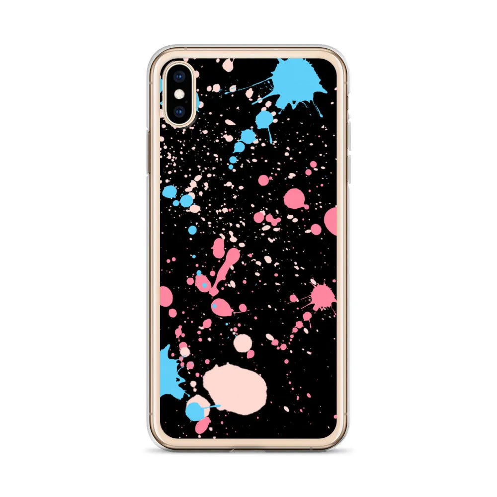 Trans Paint Splash iPhone Case