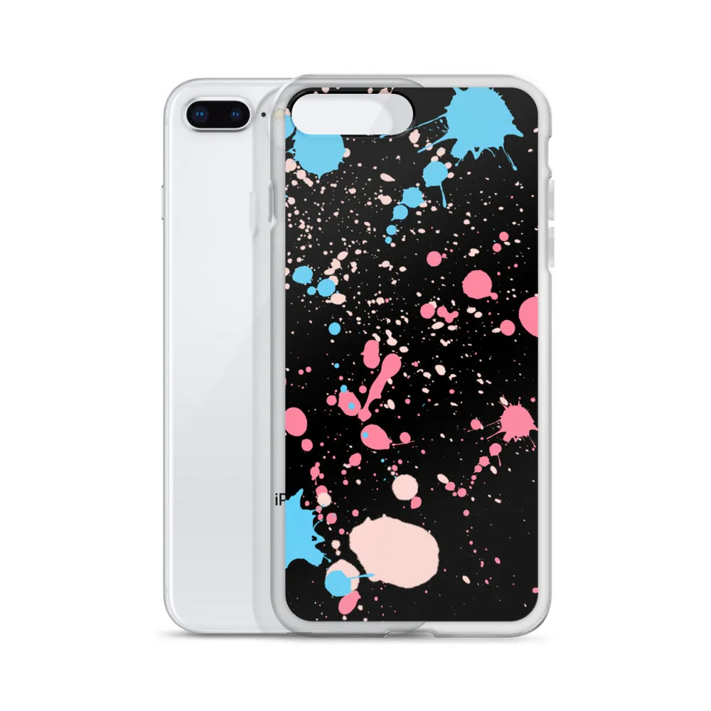 Trans Paint Splash iPhone Case