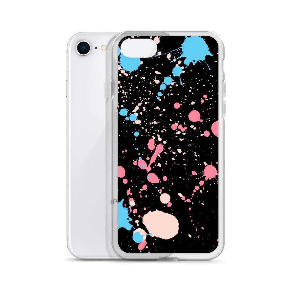 Trans Paint Splash iPhone Case