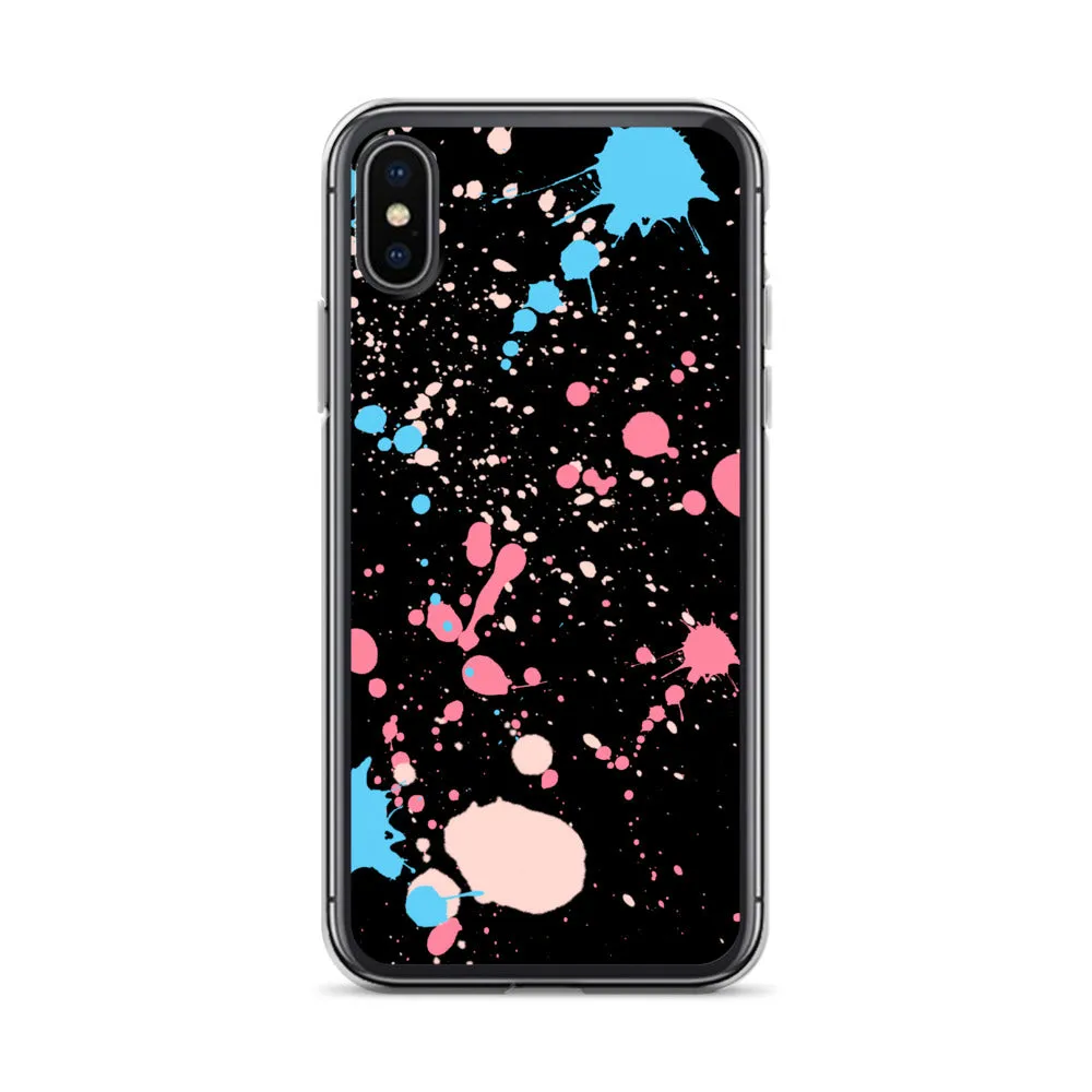 Trans Paint Splash iPhone Case