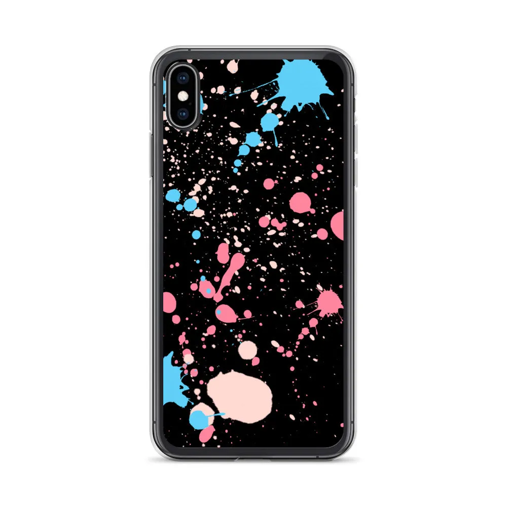 Trans Paint Splash iPhone Case