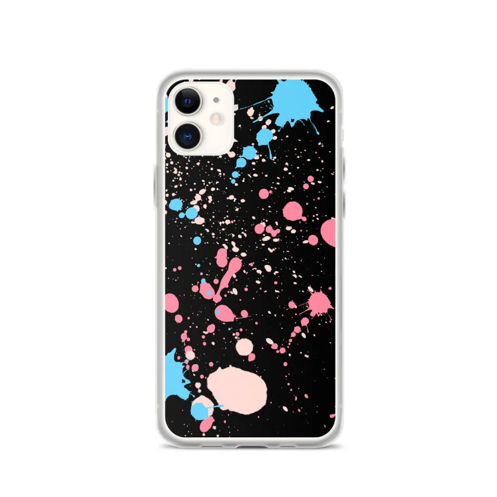 Trans Paint Splash iPhone Case