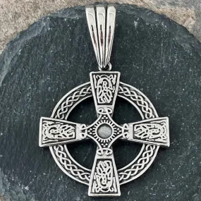 Viking - Celtic Cross Pendant - Necklace (796)