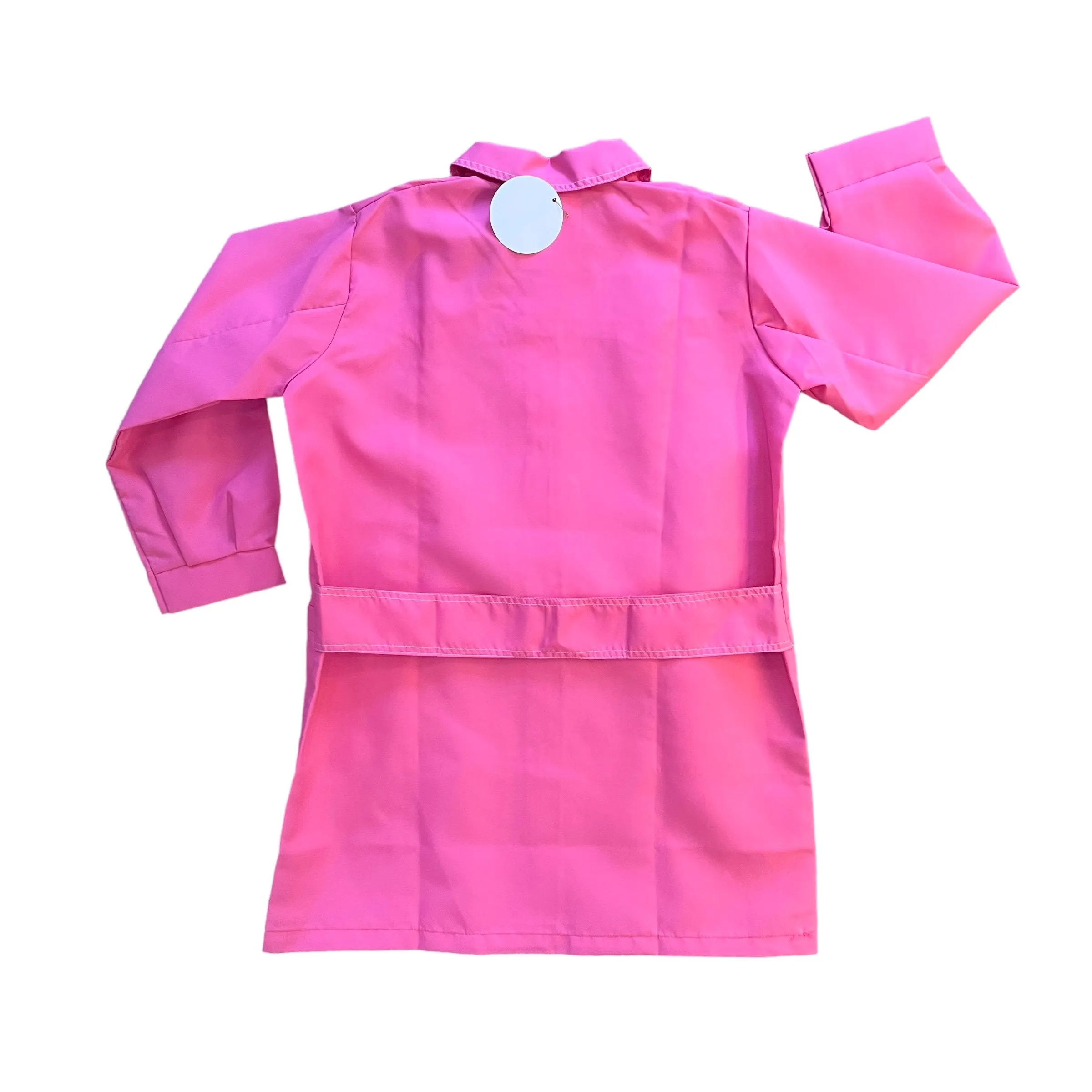 Vintage 1960s Pink School Nylon Dress  / Blouse  6-8Y