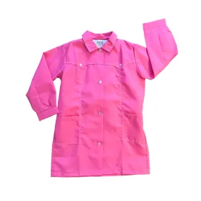 Vintage 1960s Pink School Nylon Dress  / Blouse  6-8Y