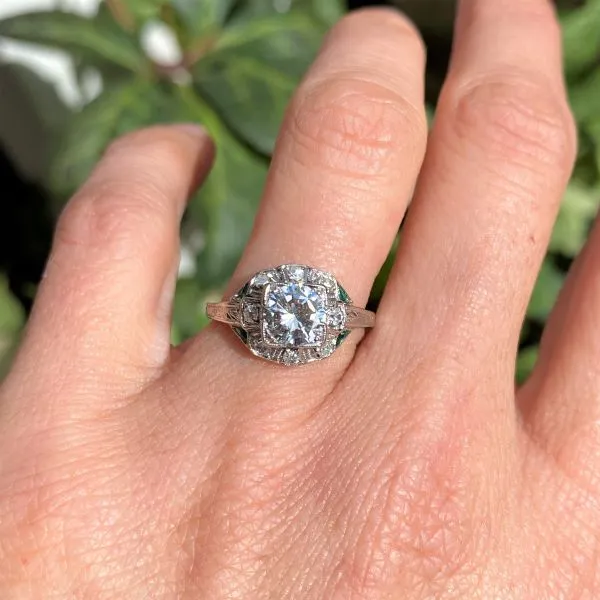 Vintage Engagement Ring, RBC 1.00