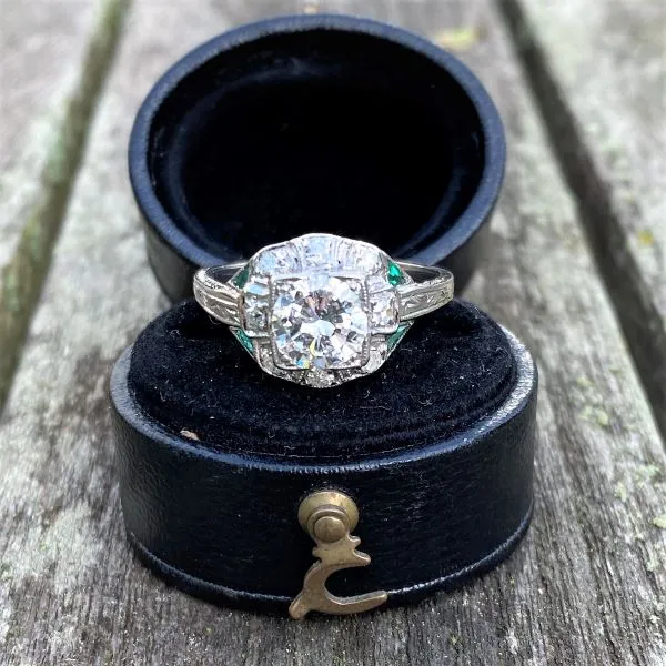 Vintage Engagement Ring, RBC 1.00