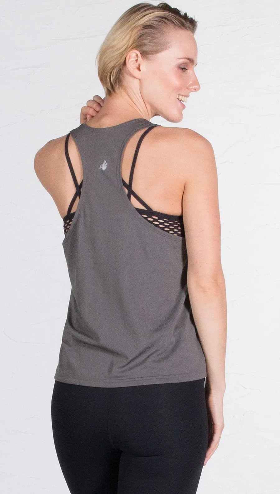 WERK - the Relaxed Racer Tank - Gray