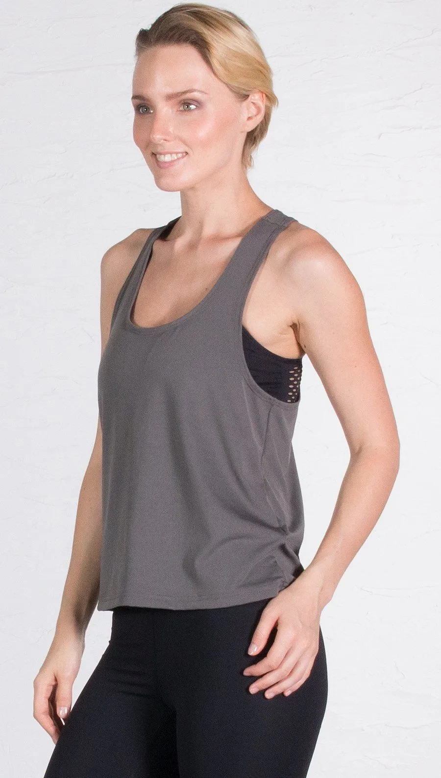 WERK - the Relaxed Racer Tank - Gray