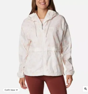 WOMEN'S ALPINE CHILL WINDBREAKER - SEA SALT TIGERLINES